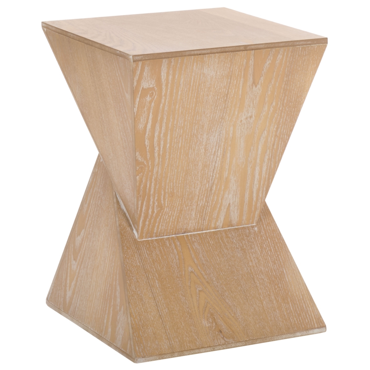 Rahan End Table - Bleached White - Safavieh - Image 3