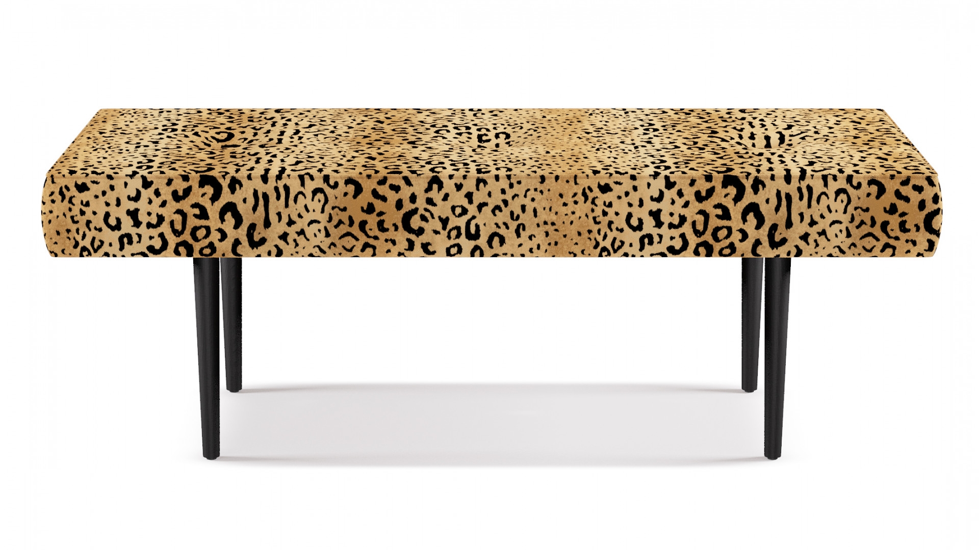 Mid-Century Bench | Leopard - Image 0