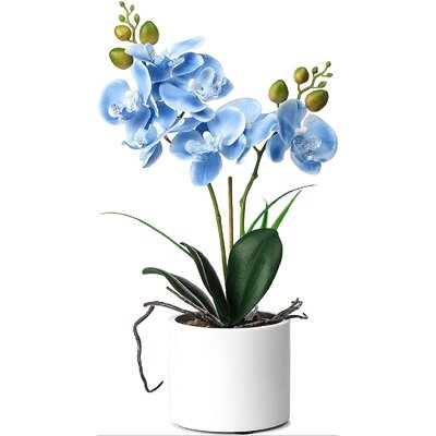 Lovingston Artificial Flowering Plant in Pot - Image 0