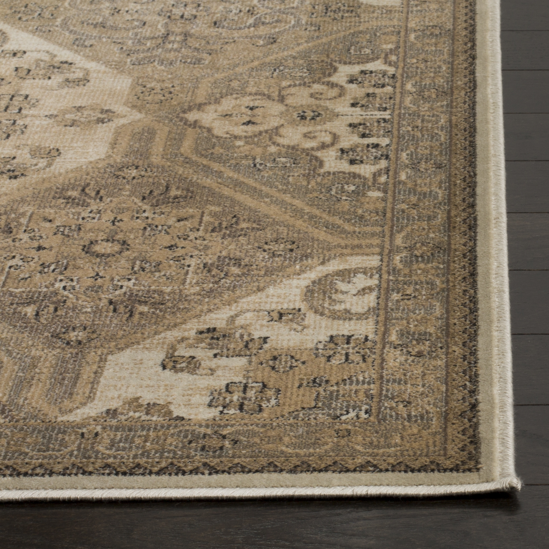 Arlo Home Woven Area Rug, VTG128-3440, Beige/Cream,  6' 7" X 9' 2" - Image 2