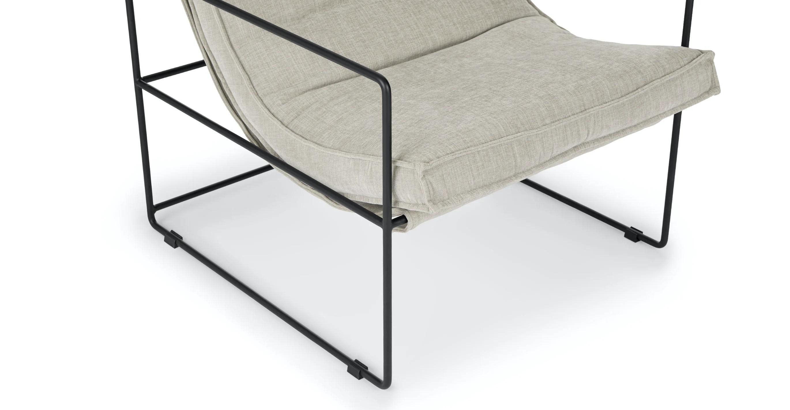 Entin Whistle Gray Lounge Chair - Image 5