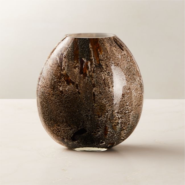 Alborz Brown Glass Vase - Image 0