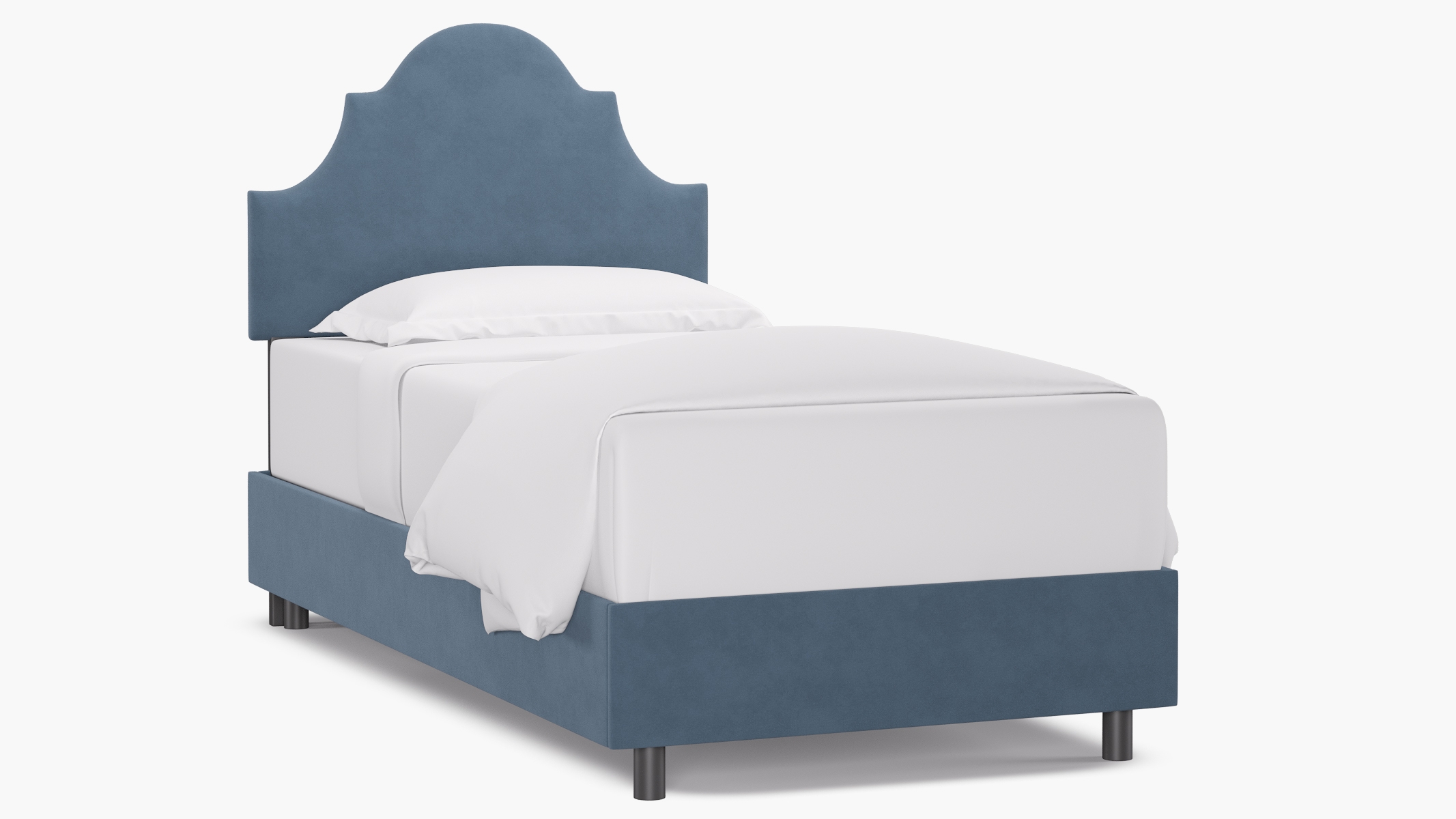 Regency Bed, Ocean Classic Velvet, Twin - Image 0