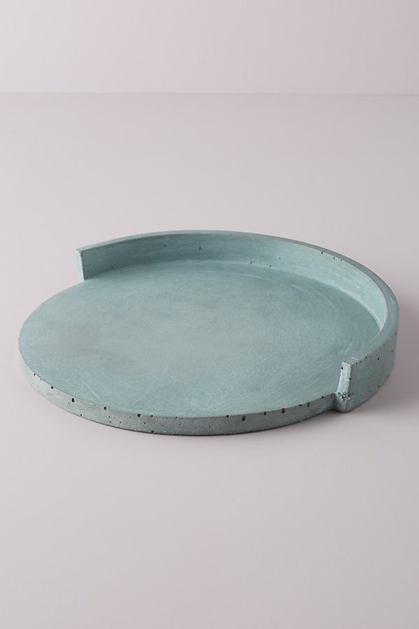 Alice Tacheny Concrete Slab Tray By Alice Tacheny in Blue - Image 0