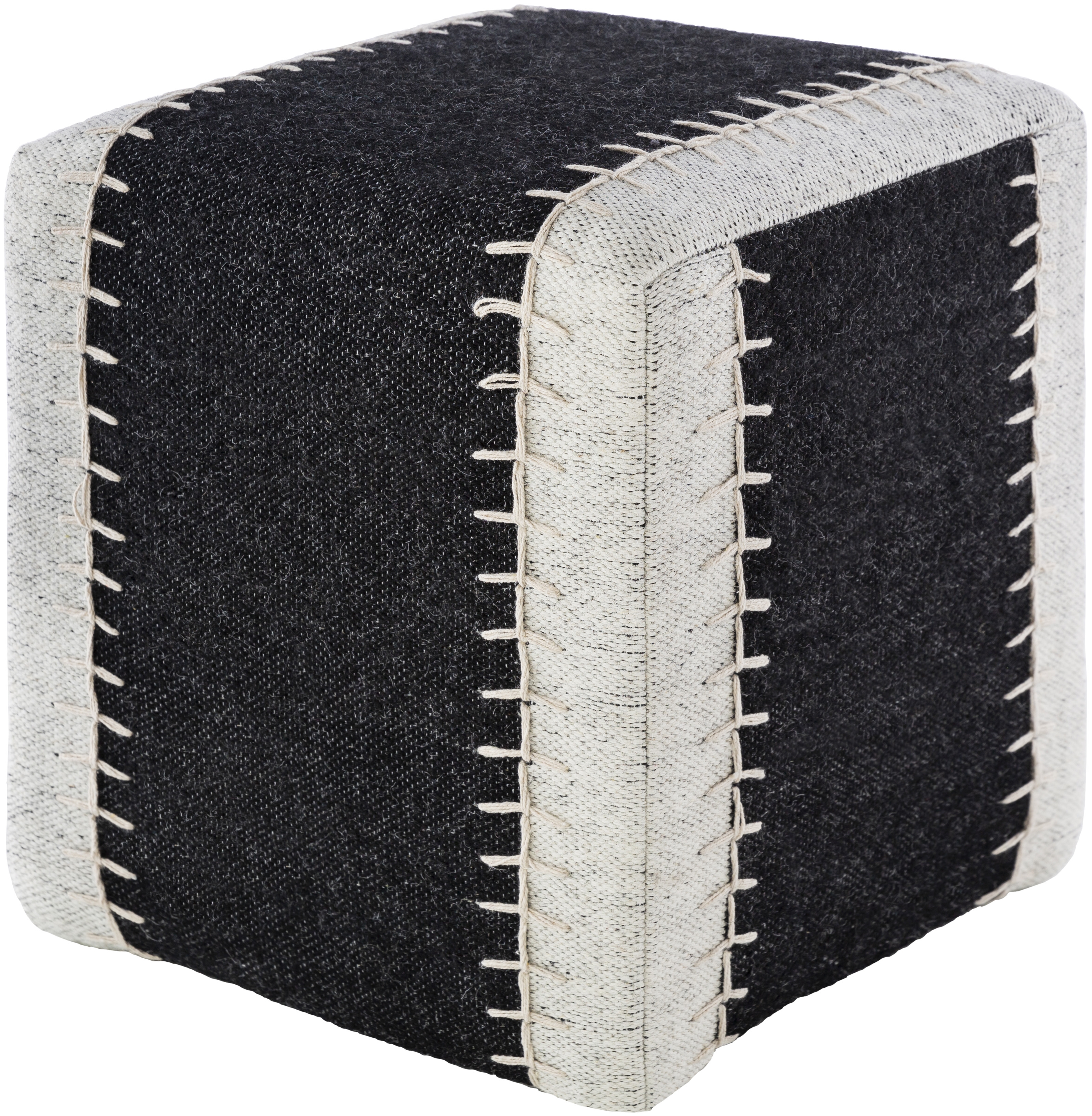 Niko Woven Pouf - Image 0
