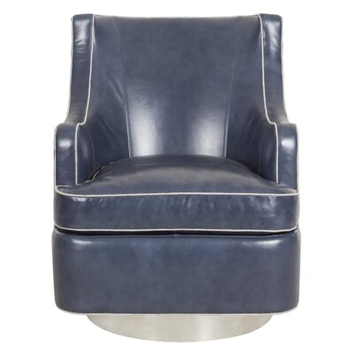 Libby Langdon 29.5" W Swivel Armchair - Image 0