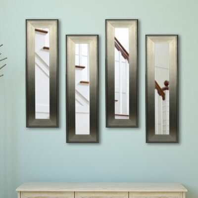 4 Piece Kincannon Panel Modern & Contemporary Mirror Set - Image 0