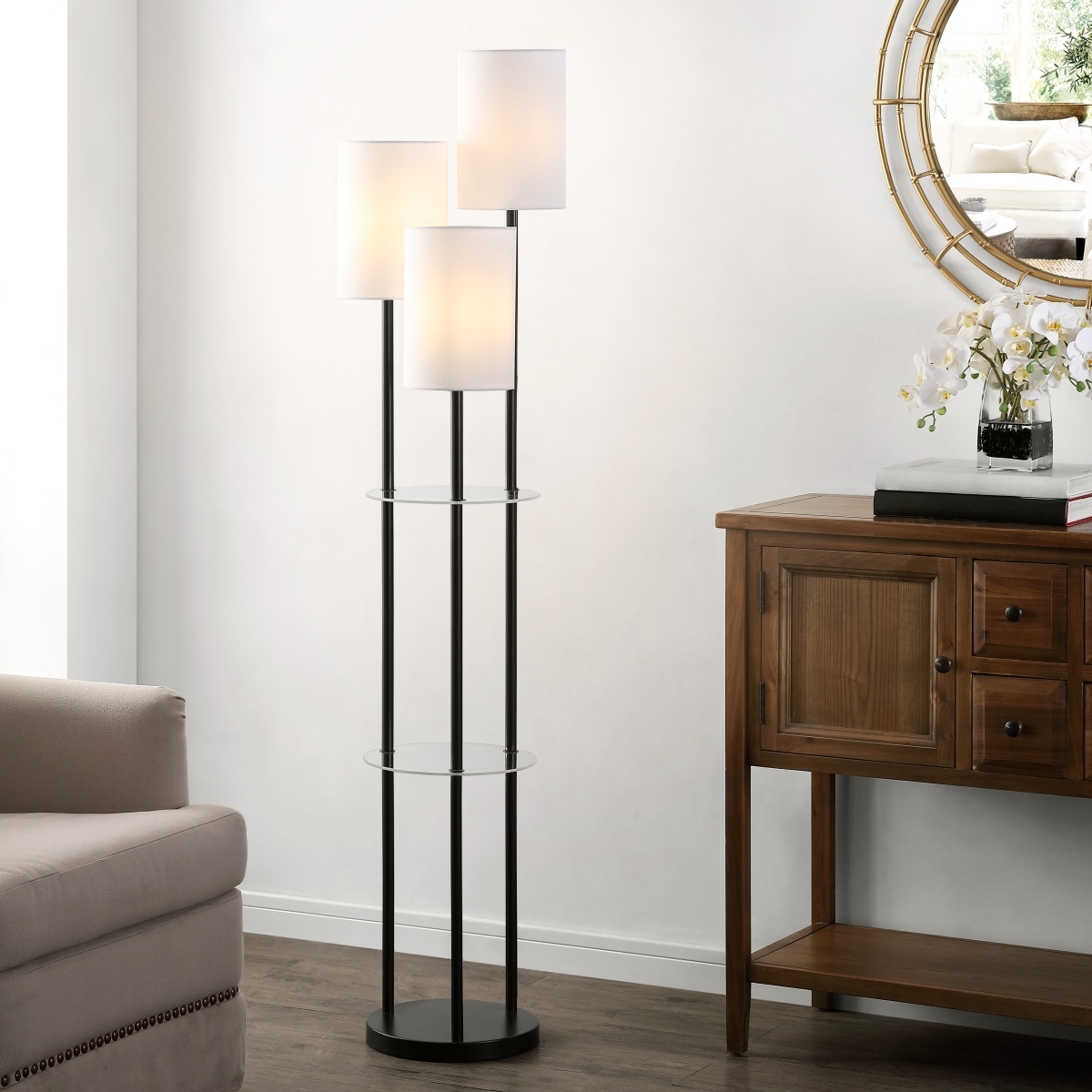 Soren 62.5" Floor Lamp - Black - Image 3