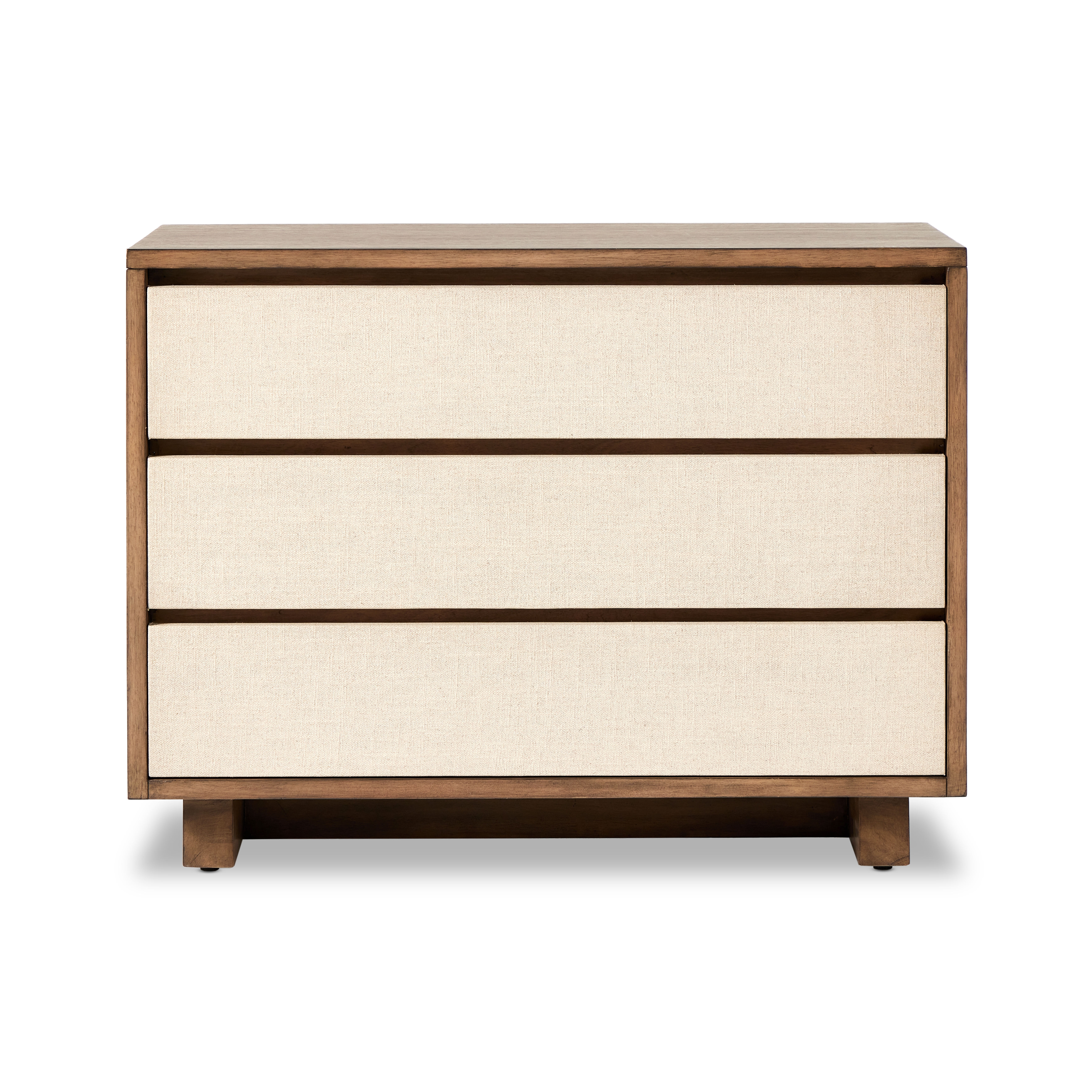 Grove Nightstand-Beige Painted Linen - Image 3