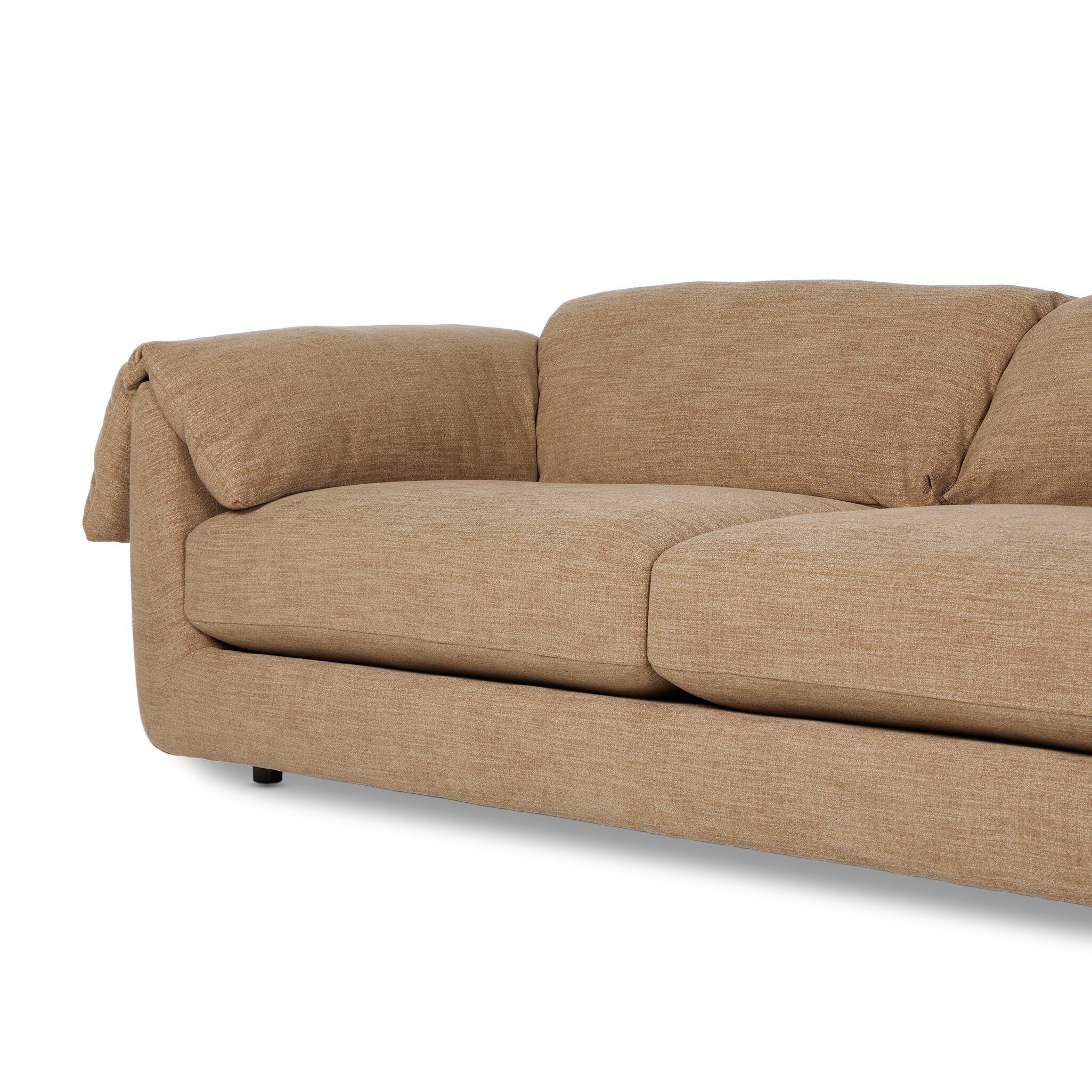 Marcel Sofa-102" - Laken Taupe - Image 10