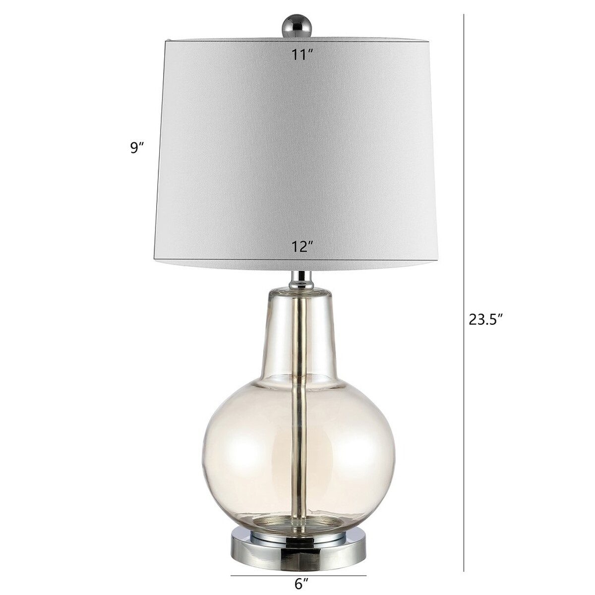 Atlas 23.5" Table Lamp - Glass - Safavieh - Image 4