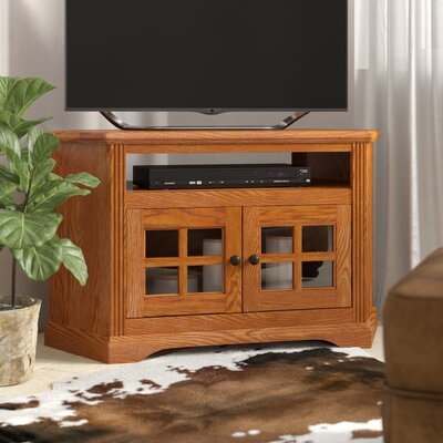 Glastonbury Solid Wood Corner TV Stand