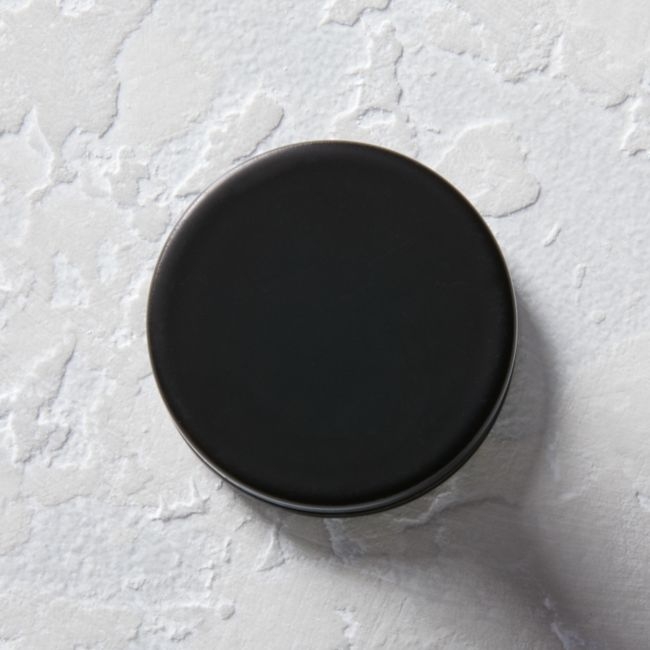 Logan Round Matte Black Cabinet Knob 1.25" - Image 0