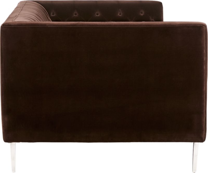 Savile Tufted Extra Large Sofa Bloce Grey - Image 3
