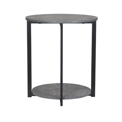 Grisby Floor Shelf End Table with Storage - Image 0