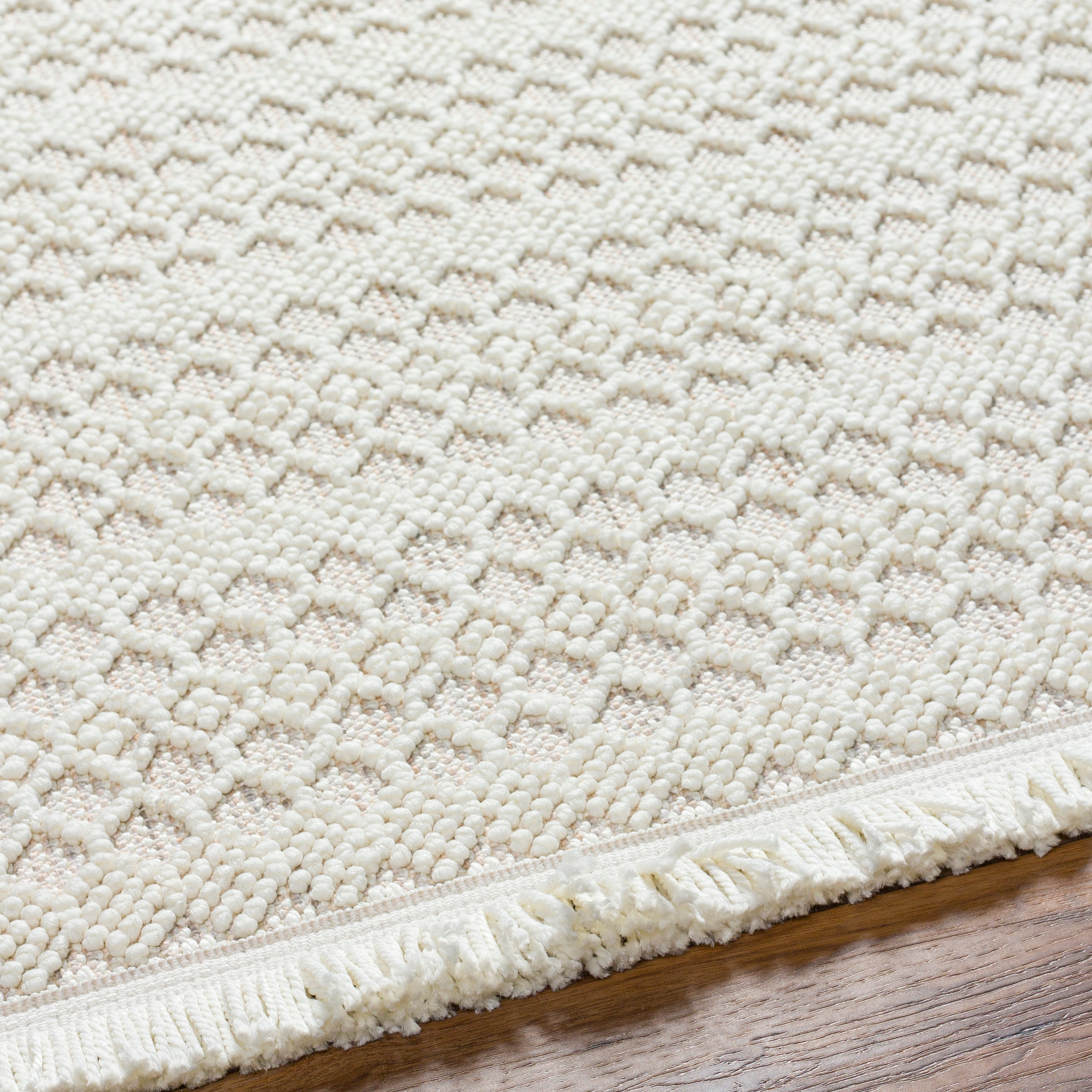 New Delhi Beige Indoor 8'11" x 12' Machine Woven Rug - Image 3