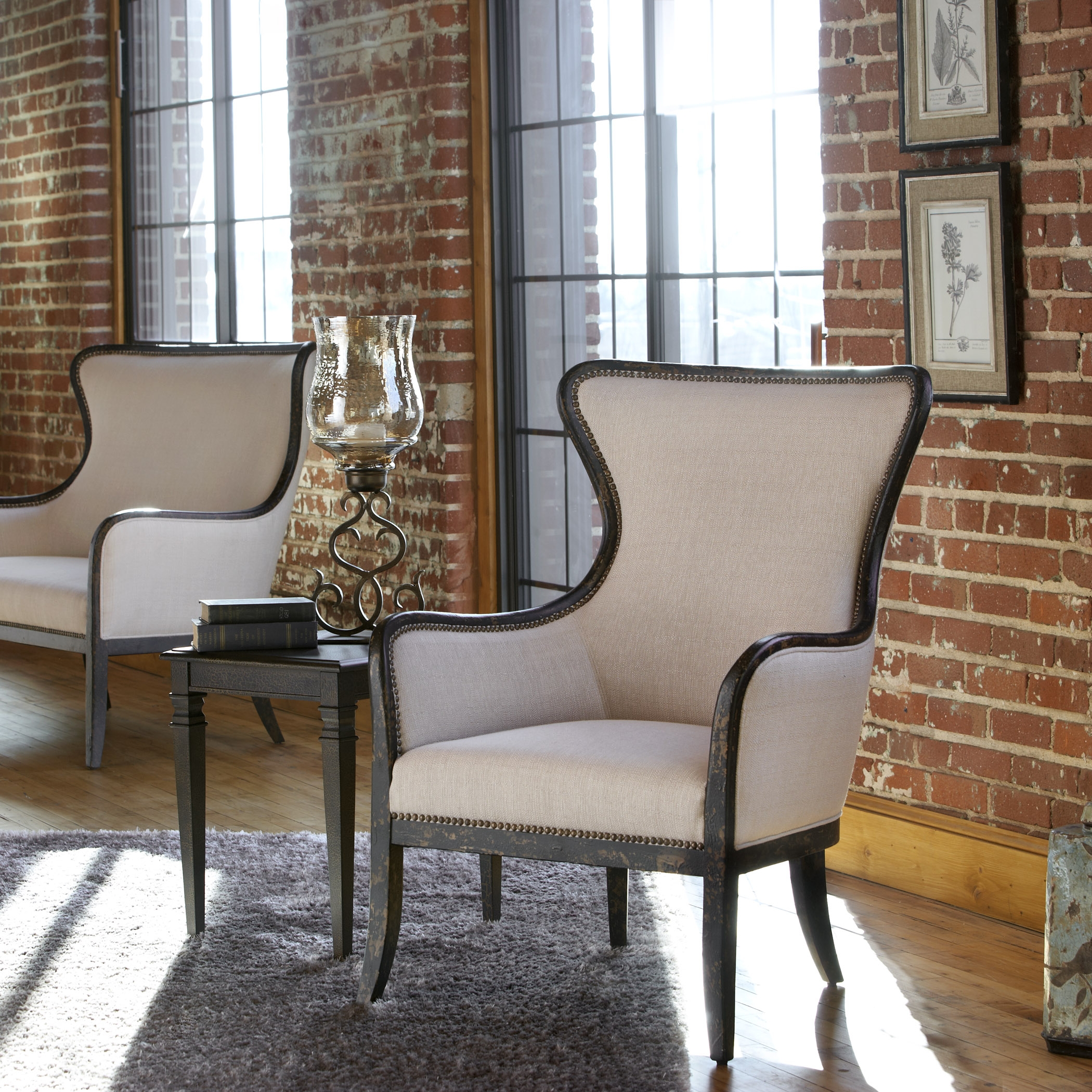 Sandy Wing Back Armchair - Image 9