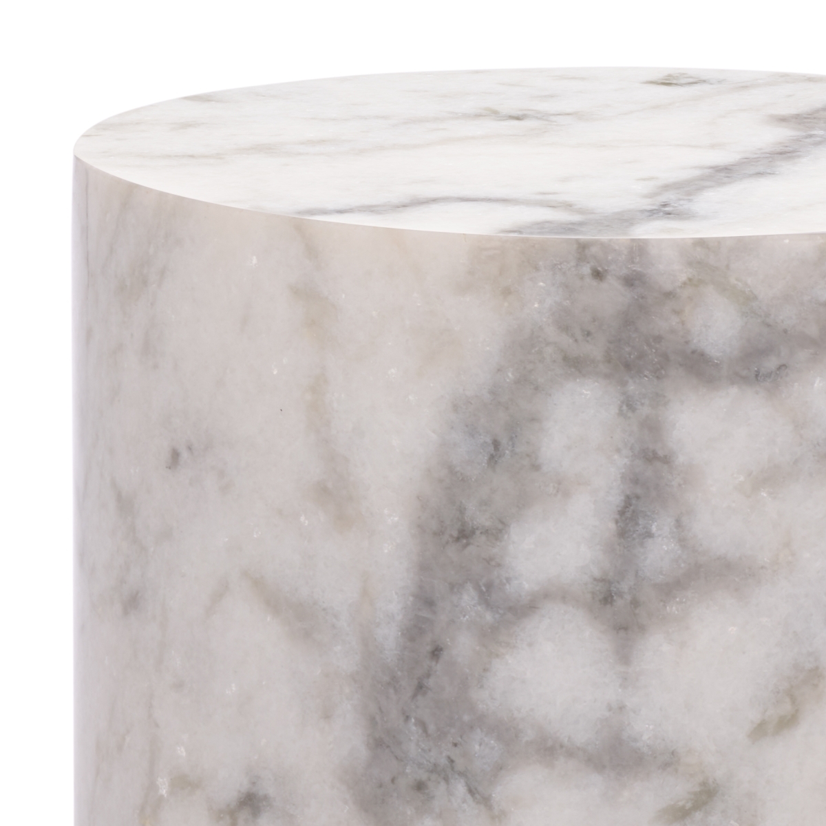 Leahbryanna Round Drink Table - White - Image 2