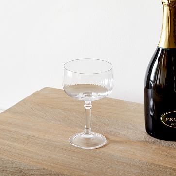 Esme Glassware: Coupe Champagne: Clear Fluted S/12 BOM - Image 0