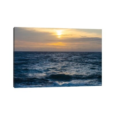 Calm Ocean Sunset by - Gallery-Wrapped Canvas Giclée - Image 0