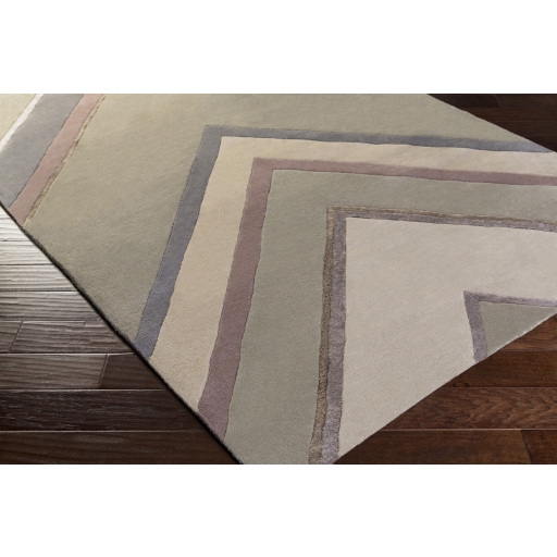Modern Classics Gray Indoor 9' x 13' Handmade Rug - Image 1