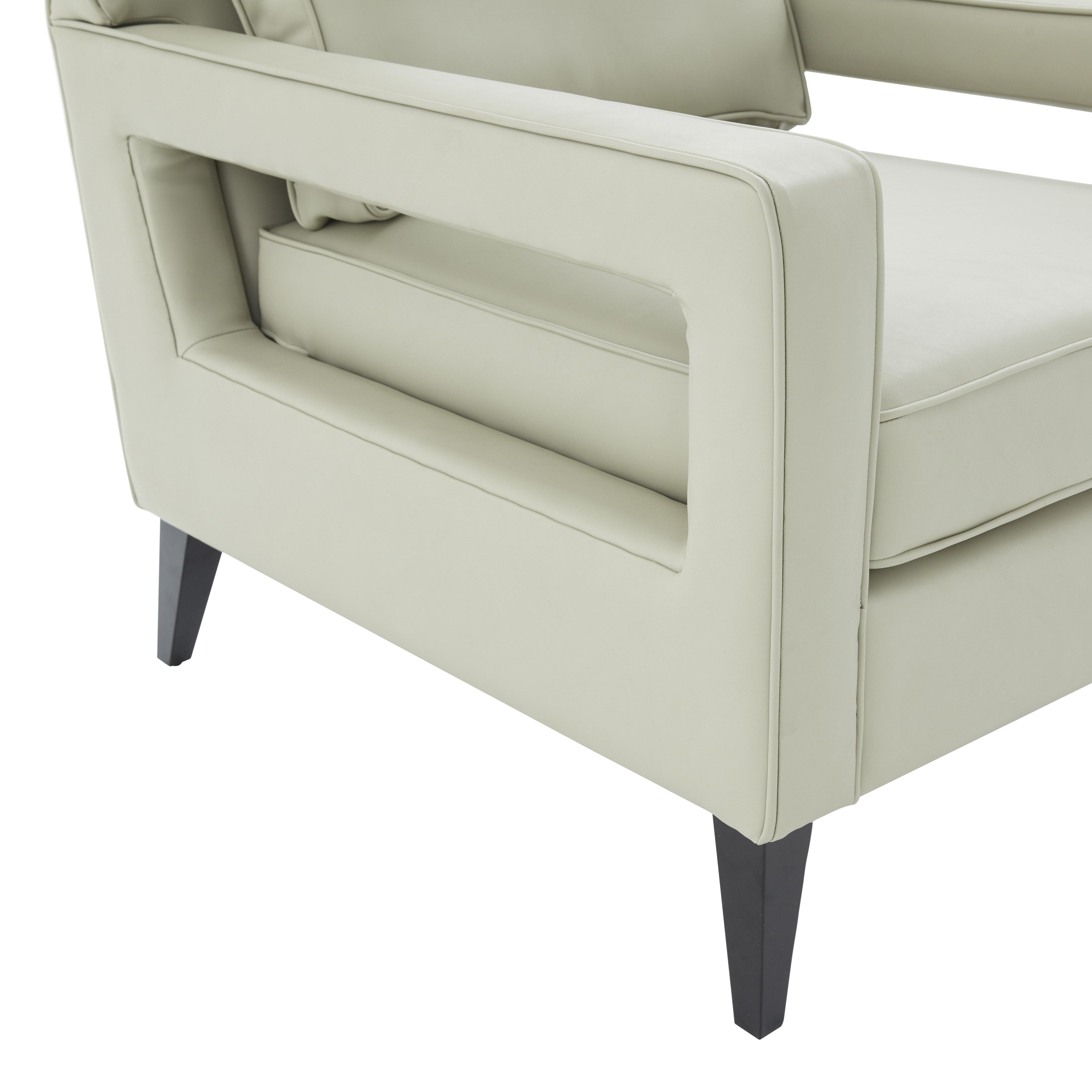 Alivia Stone Gray Accent Chair - Image 3