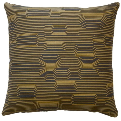 Square Feathers Prague Maze Pillow Cover & Insert - Image 0