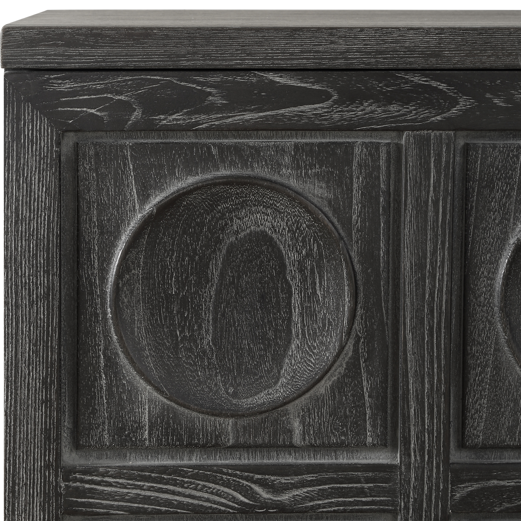 Shelby 2 Door Ebony Stained Cabinet - Image 8