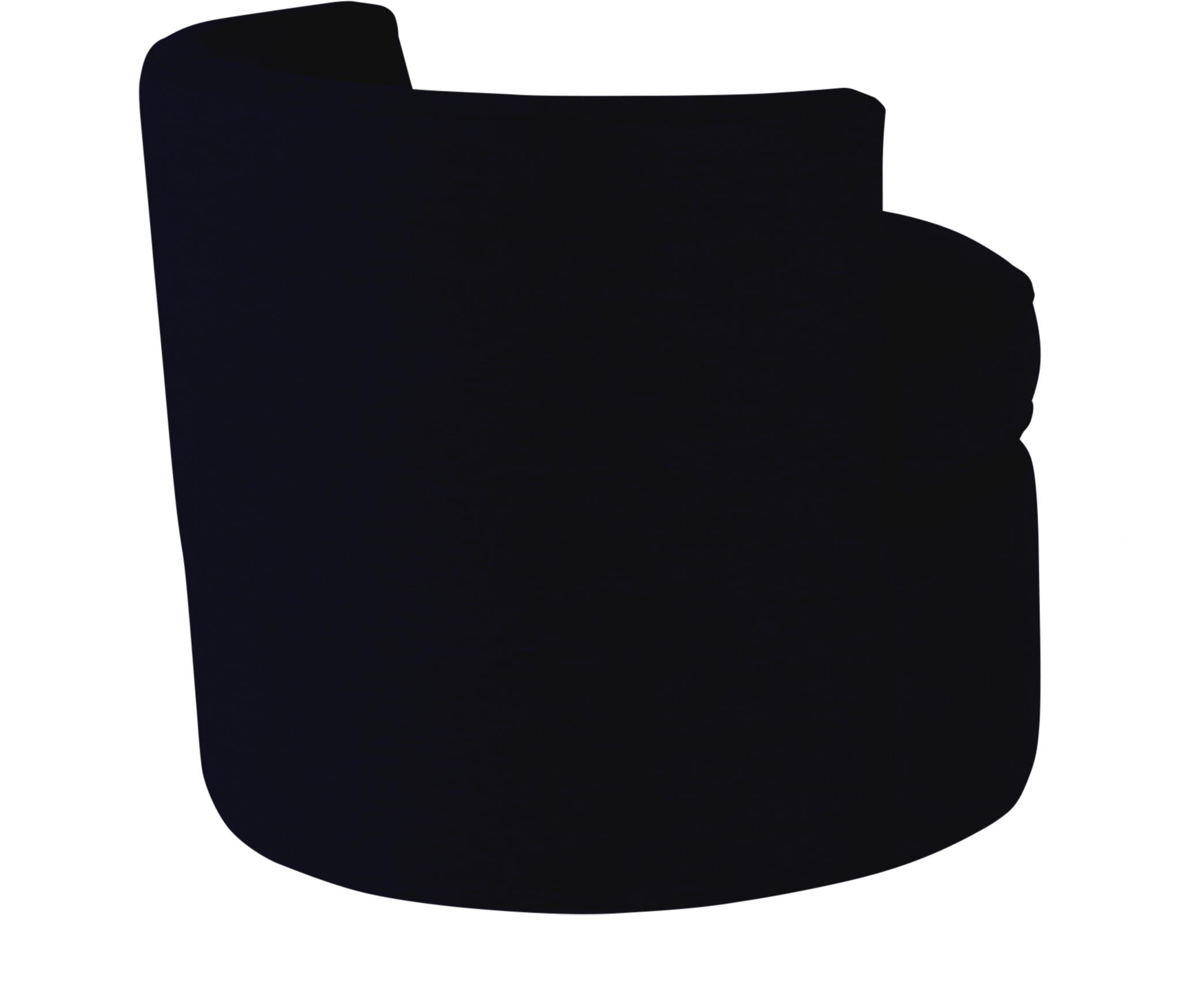 Blue Carly Mid Century Modern Swivel Chair - Royale Cobalt - Image 3