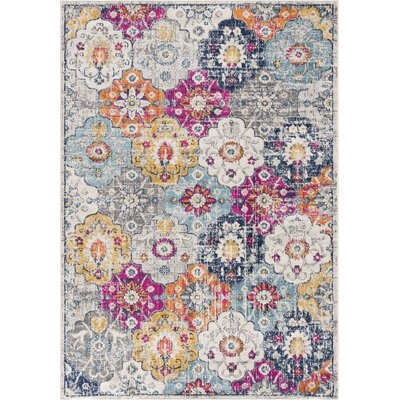 Molde Abstract Pink Area Rug - Image 0