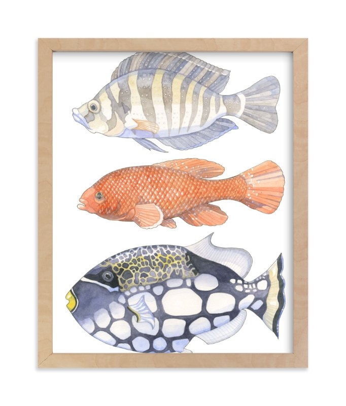 Three Fish Limited Edition Fine Art Print 1 - Image 0
