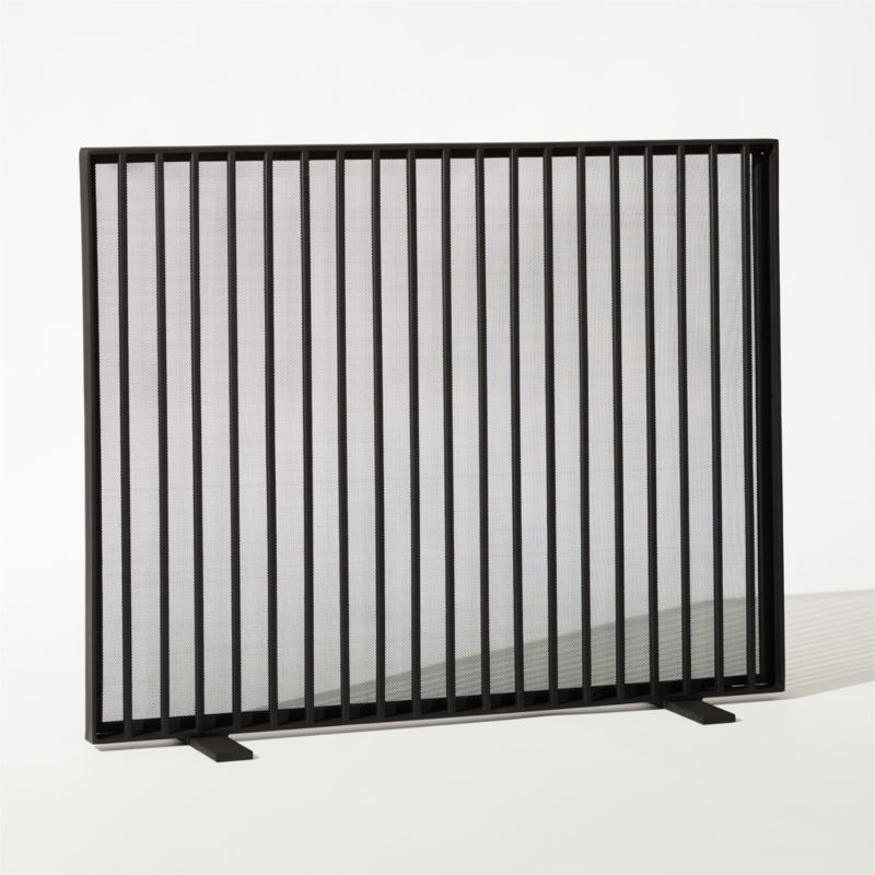 Marion Black Fireplace Screen - Image 3