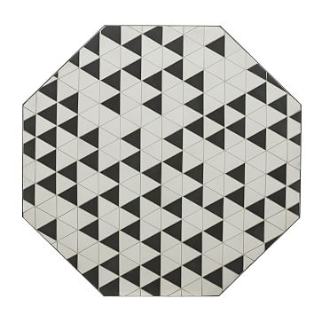 Black & White Tile Outdoor Coffee Table - Image 2