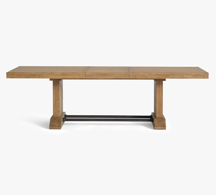 Fort Wood Extending Dining Table, Smoked Nutmeg - Image 10