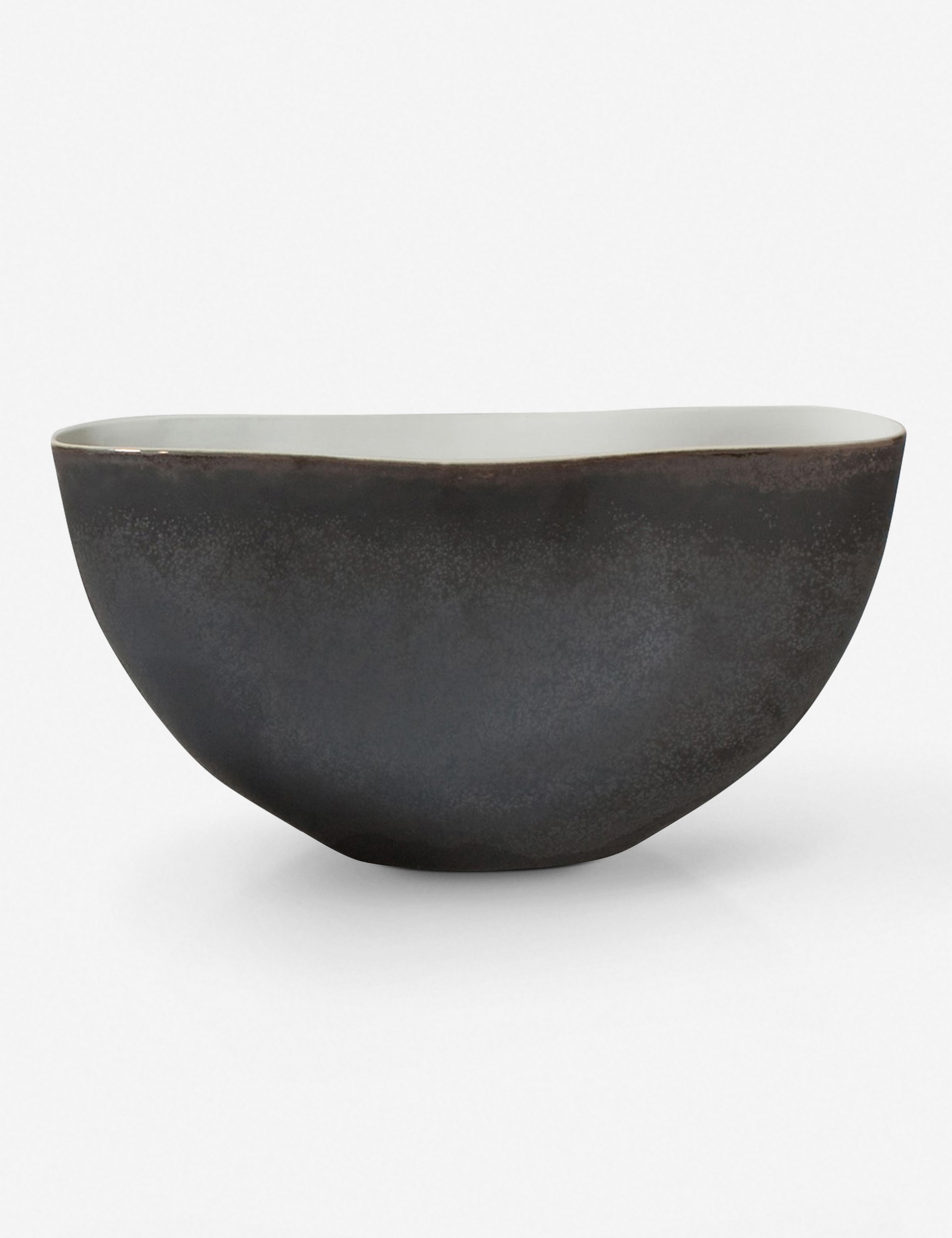 Ualda Pinched Bowl, Bronze Matte - Image 0
