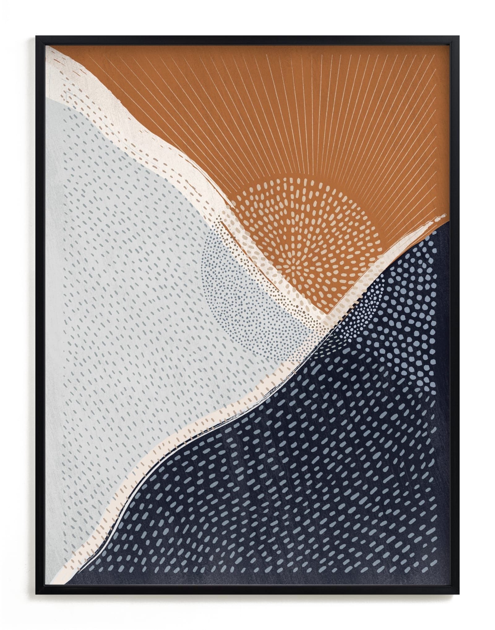 Sunset Over The Mountains Open Edition Fine Art Print - Image 0