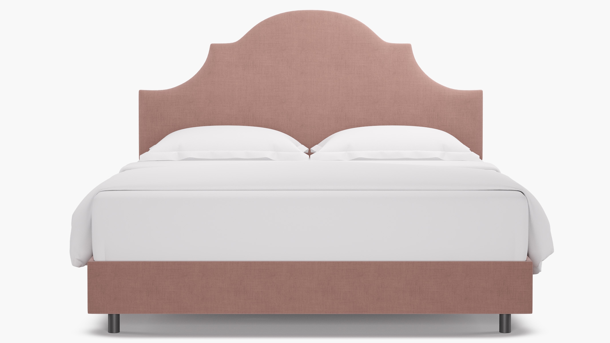 Regency Bed, Blush Everyday Linen, King - Image 0