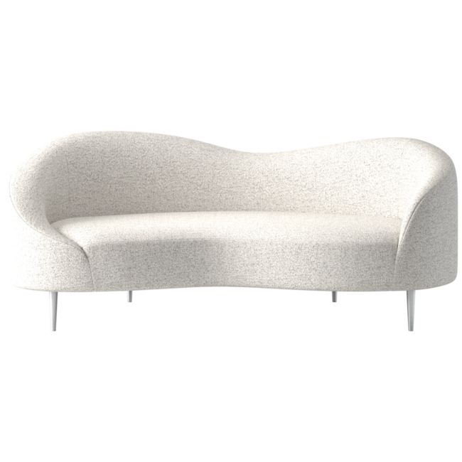 Curvo 75" Apartment Sofa Illecebrous Sandstone - Image 0