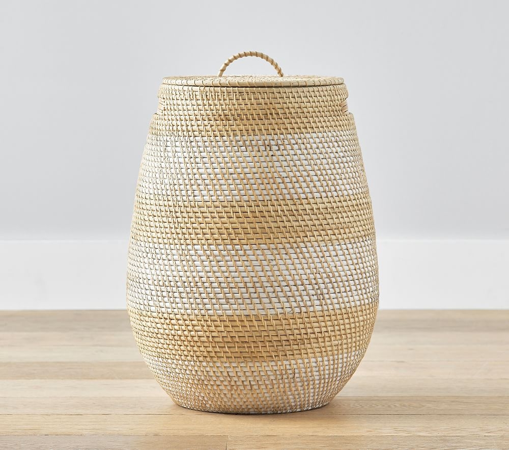 Two Color Woven Hamper - Image 0