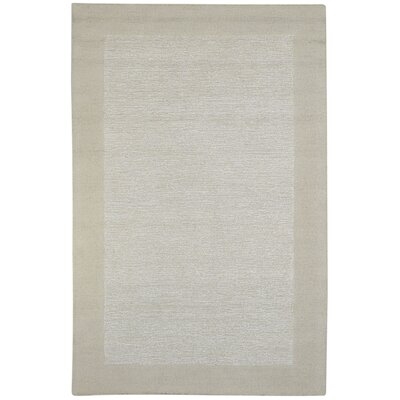 One-of-a-Kind Hand-Knotted 5' x 8' Wool/Viscose Area Rug in Gray/Beige - Image 0