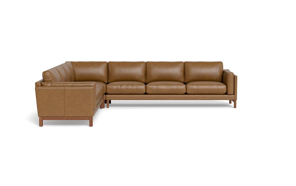 Gaby Leather 6-Seat Corner Sectional - Image 0