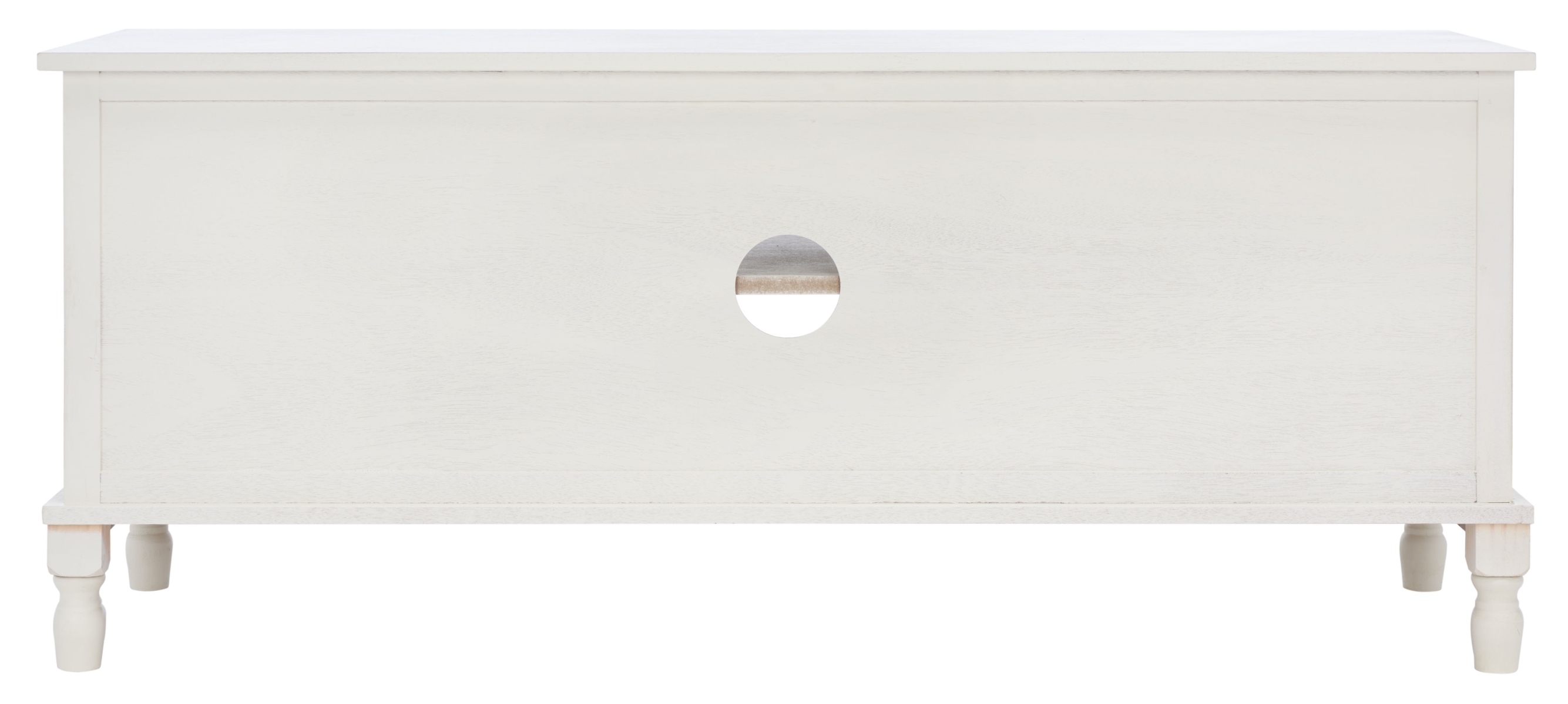 Tate 2 Door 1 Shelf Media Stand - Distressed / White - Safavieh - Image 8