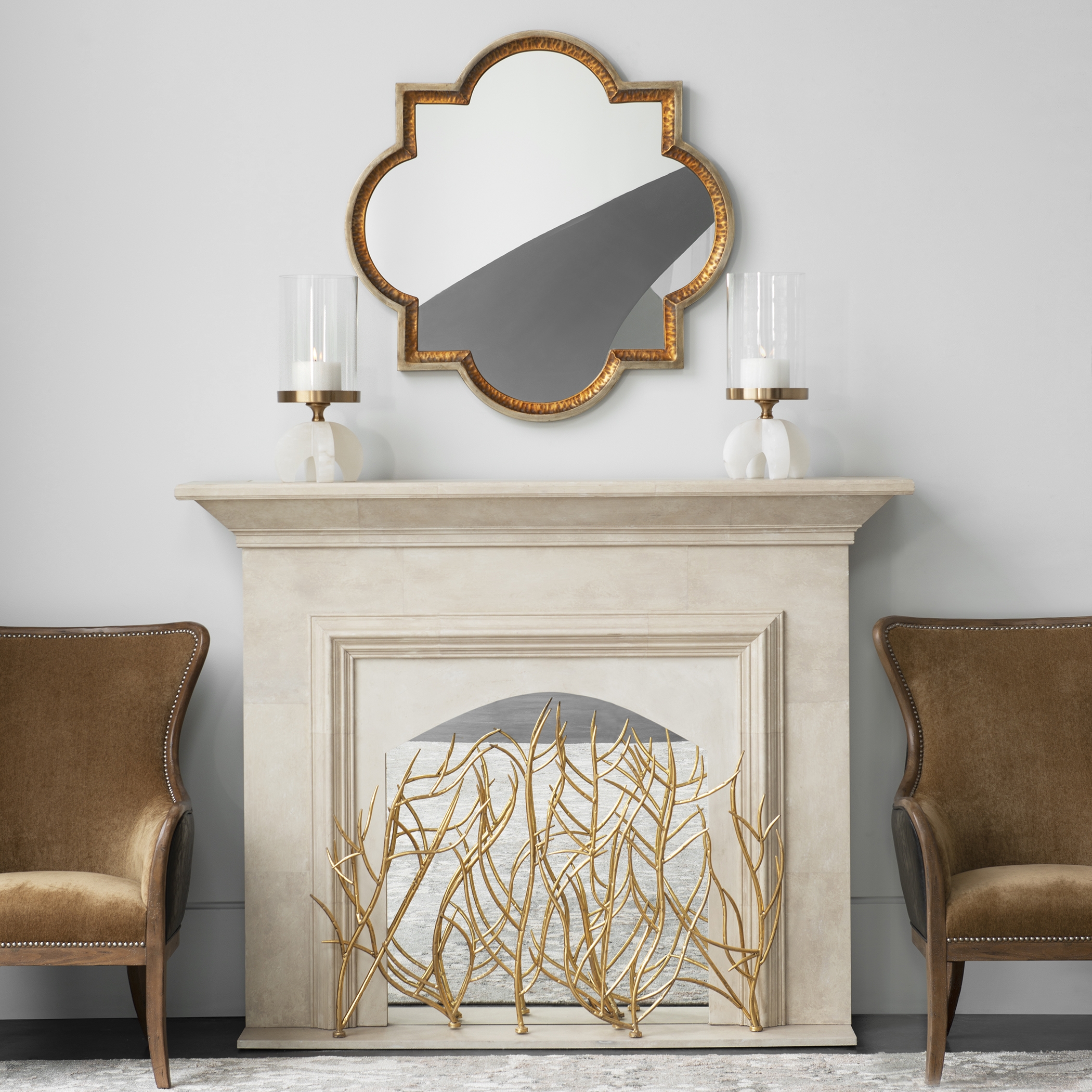 Lourosa Gold Mirror - Image 3
