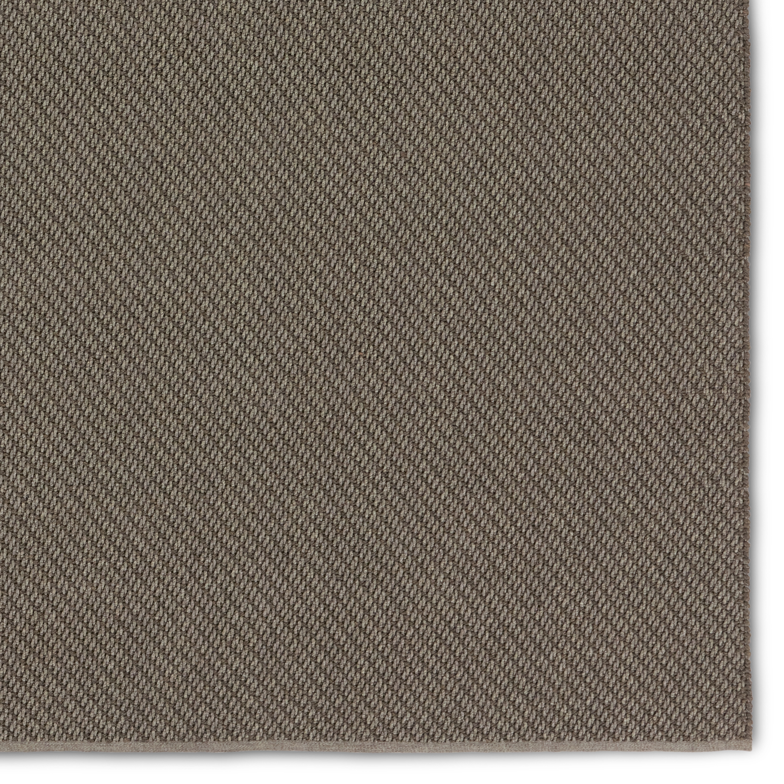 Sena Handmade Indoor/Outdoor Solid Gray Area Rug (18"X18") - Image 3