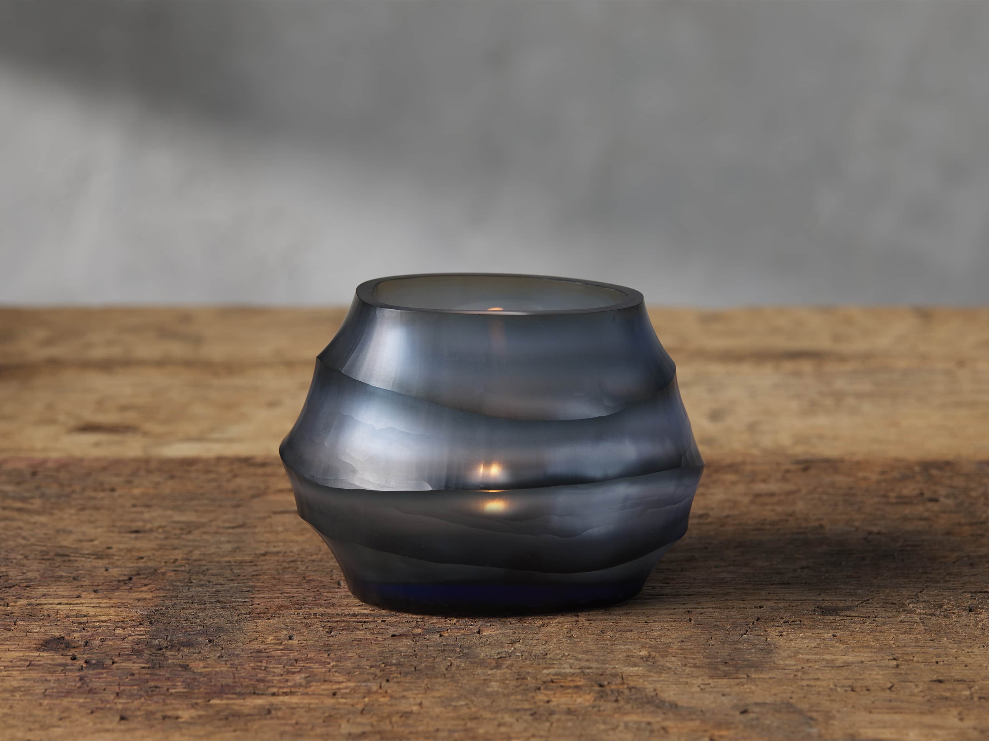 Marella Tealight in Glass Blue - Image 0