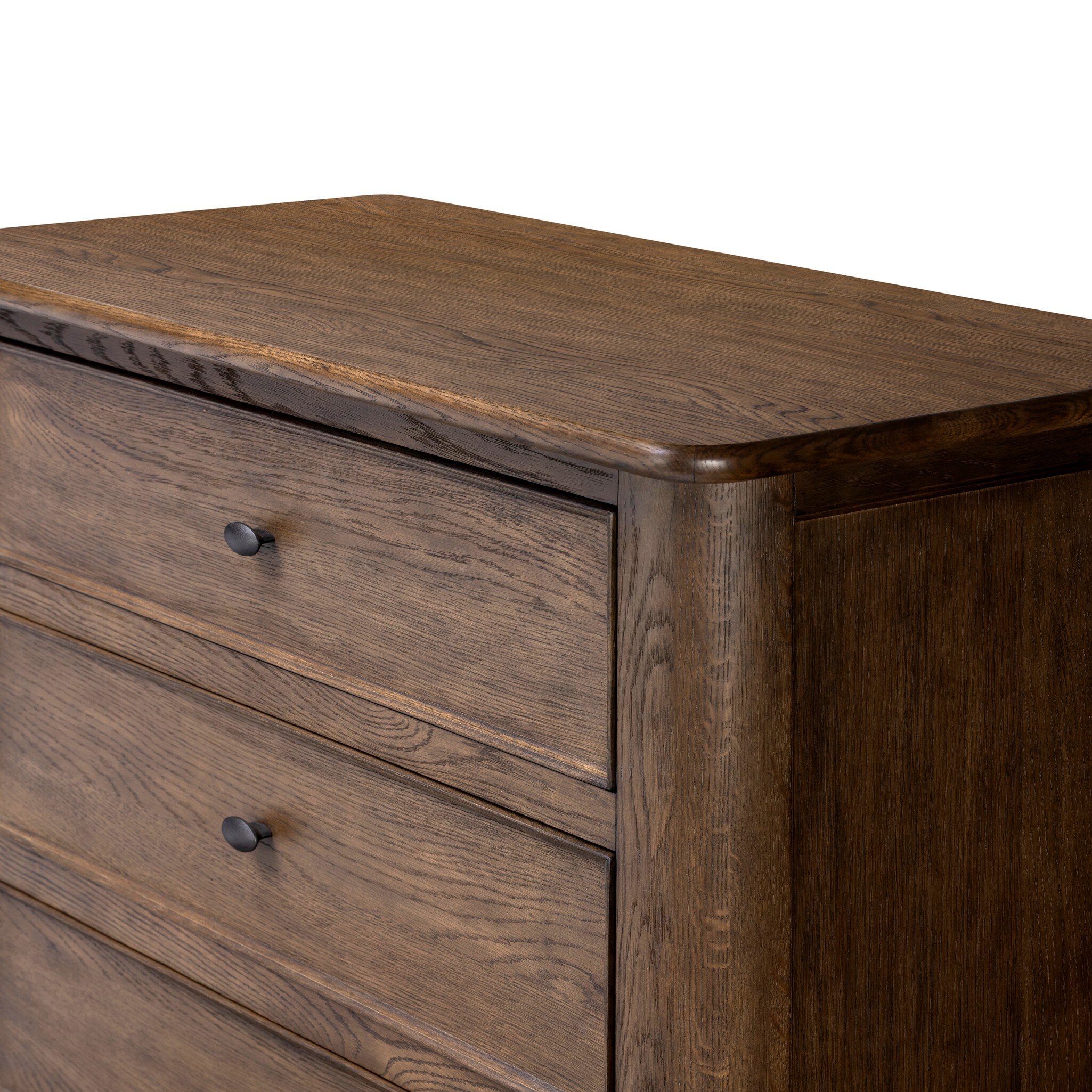 Russ Tall Dresser - Aged Oak Veneer - Image 7