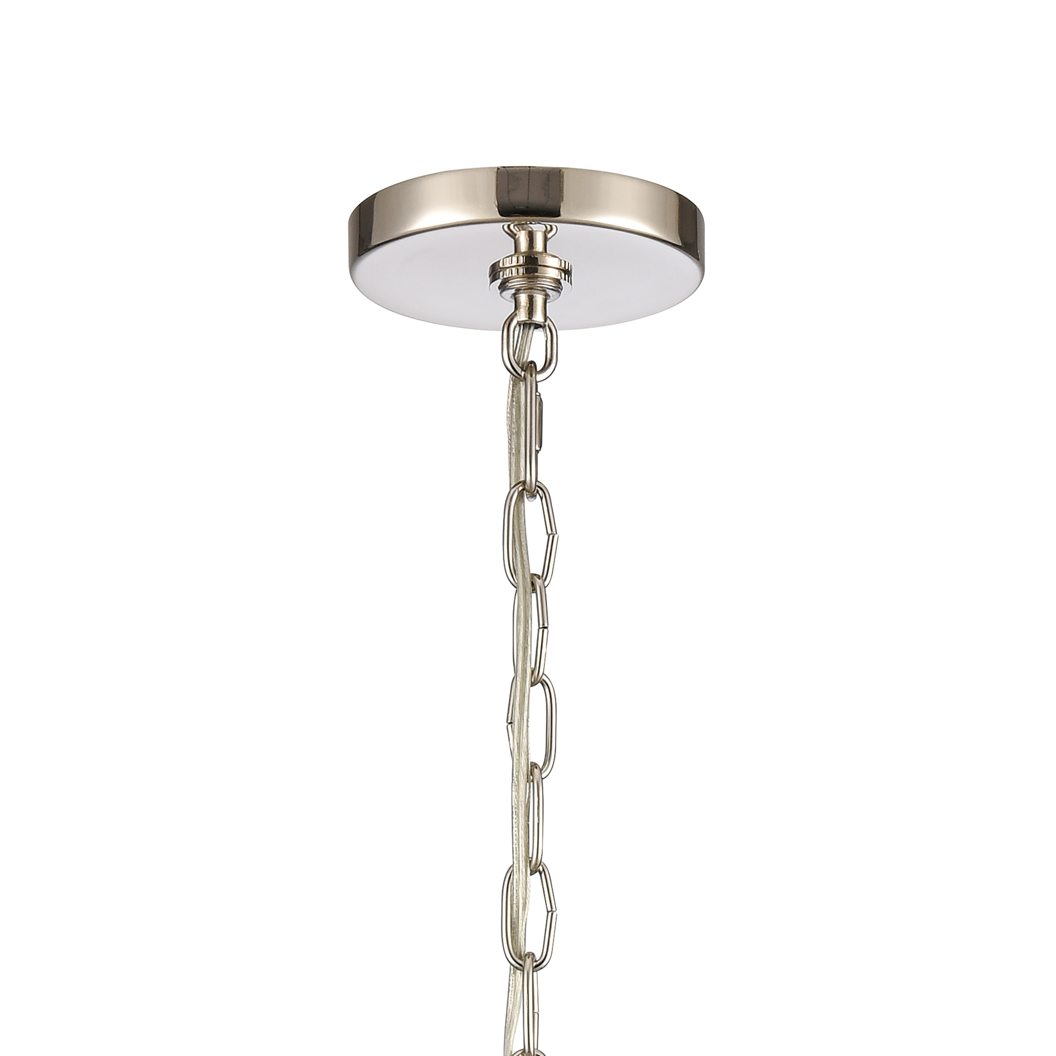 Mendoza 12.75'' Wide 4-Light Pendant - Polished Nickel - Image 4