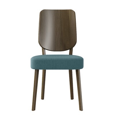 Steyning Mid Century Modern Armless Side Chair With Upholstered Seat In Linen (Set Of 2) - Image 0