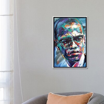 Malcolm X by Natasha Mylius - Painting Print - Image 0