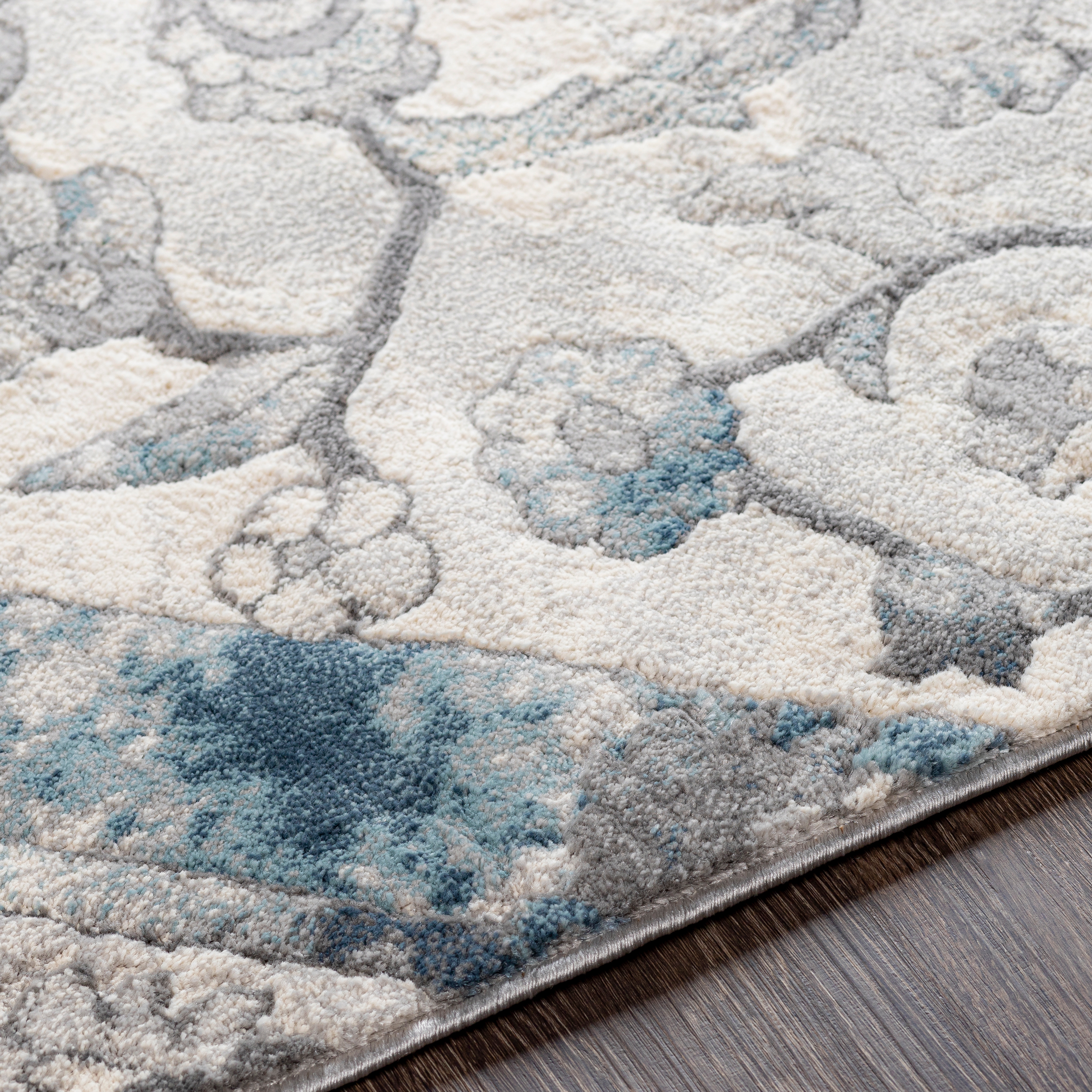 Lagom Gray Indoor 2' x 2'11" Machine Woven Rug - Image 3